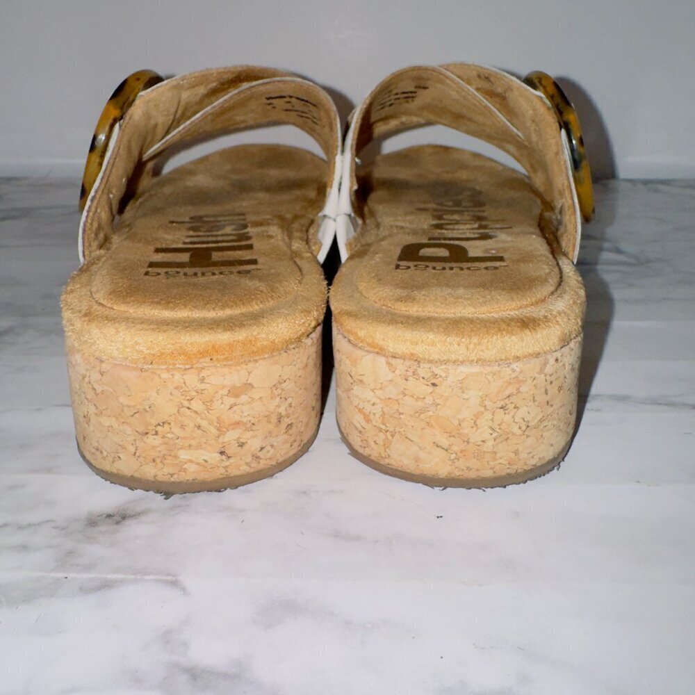 Hush Puppies Women's June Platform White Slip On Sandals size US 8 - Picture 5 of 8